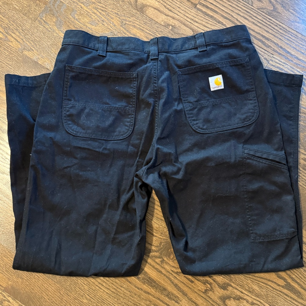 Carhartt Men’s Rugged Flex Relaxed Fit pants. Black Size 38X32